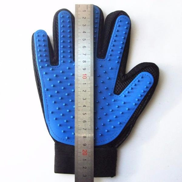 Handske med silikonebørster til hund / kat | Pet Grooming Glove