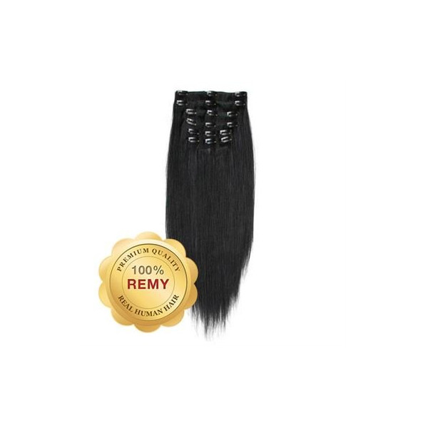 Remy Clip-on Extensions 1 Sort 40 cm