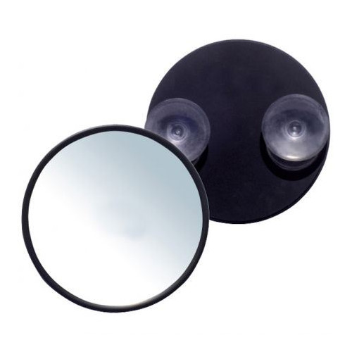 Makeup spejl 10X forstørrelse med sugekop, UNIQ - Sort