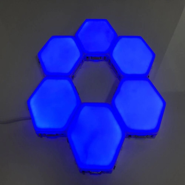 Hexagon LED Touch Lysplader med fjernbetjening