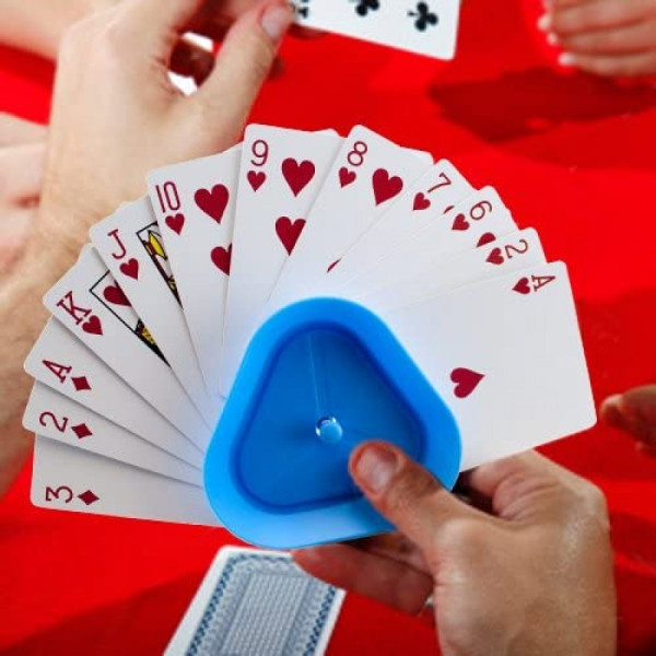 Kortholder til spillekort - ekstra hjælp til små hænder 4 stk