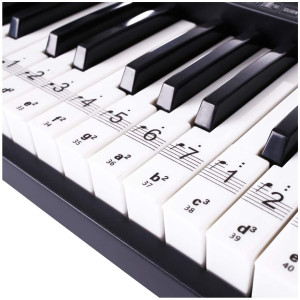 Node Klistermærker til klaver - Stickers til piano / keyboard