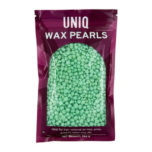 UNIQ Wax Pearls - Vaxpärlor 100 g. - Grönt te -