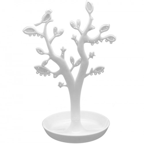 VITU Smykketræ med blade - Hvid (CTN005)